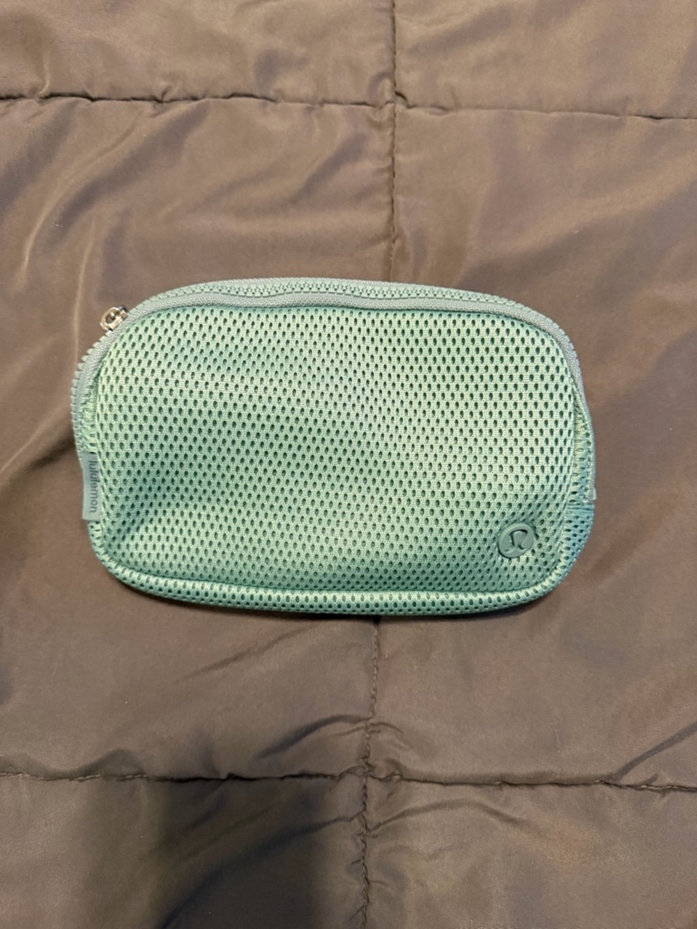 lululemon Crater Blue Knit Mesh Every Belt Bag